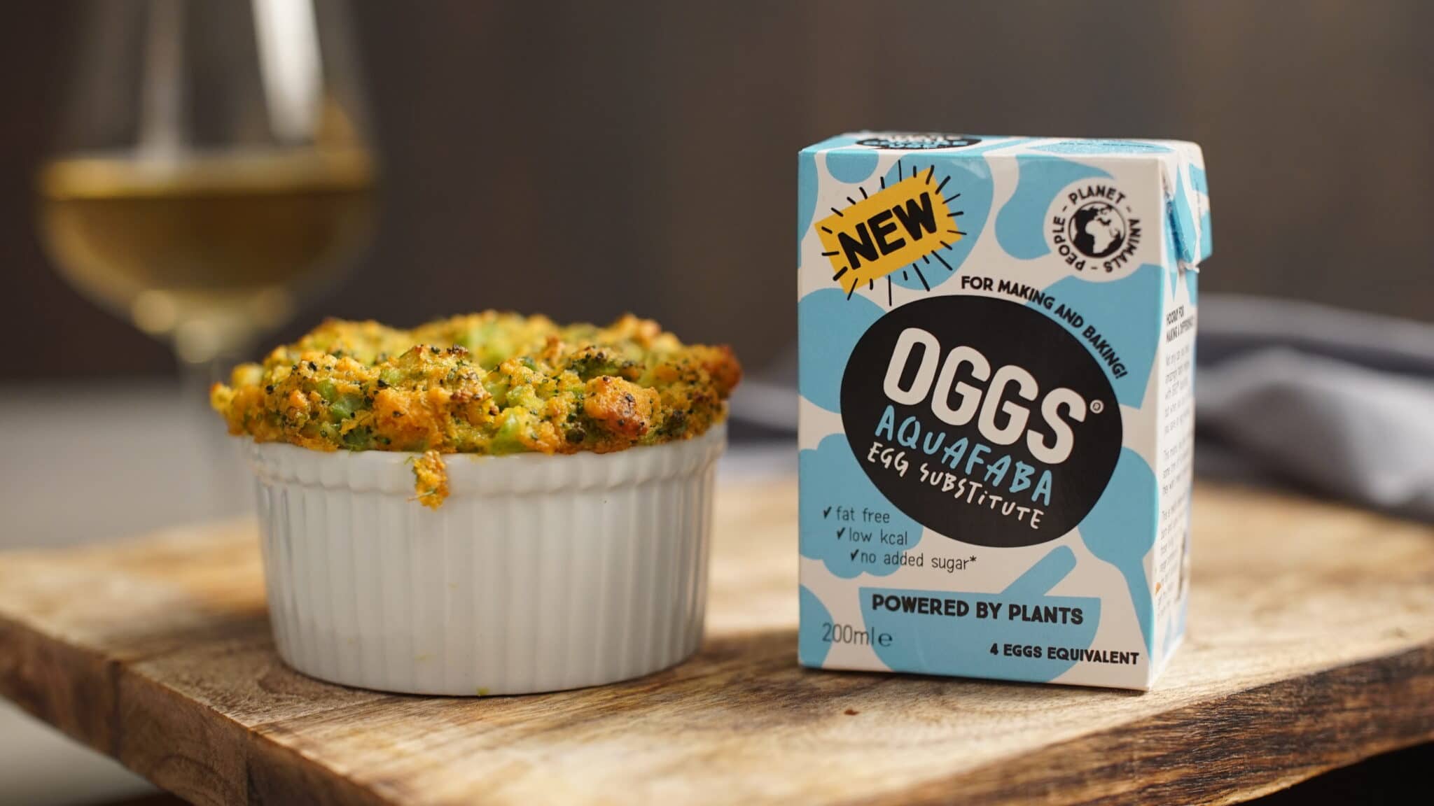 OGGS eggs on plant-based bakers